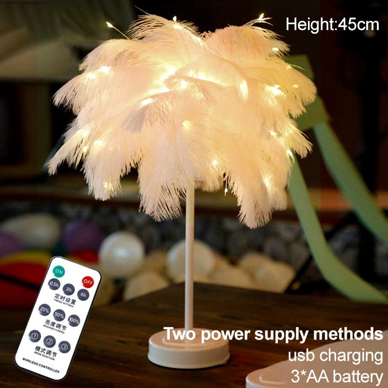 Power DIY Creative LED Light Tree LED Table Lamp Decor KENNRICK