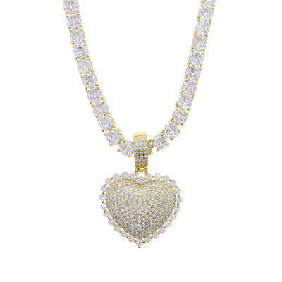 Passion Heart Pendant Lovely Necklace KENNRICK