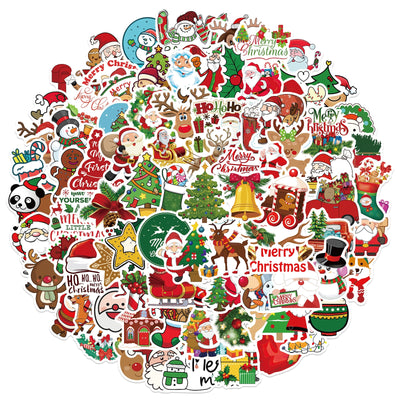 50pcs New Year Merry Christmas Stickers KENNRICK