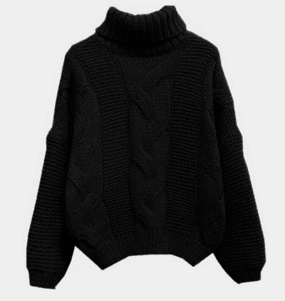 Knitted Turtleneck Sweater Pullovers KENNRICK
