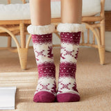 Christmas Non Slip Fluffy Fuzzy Cozy Warm Comfy Soft Fleece Socks KENNRICK