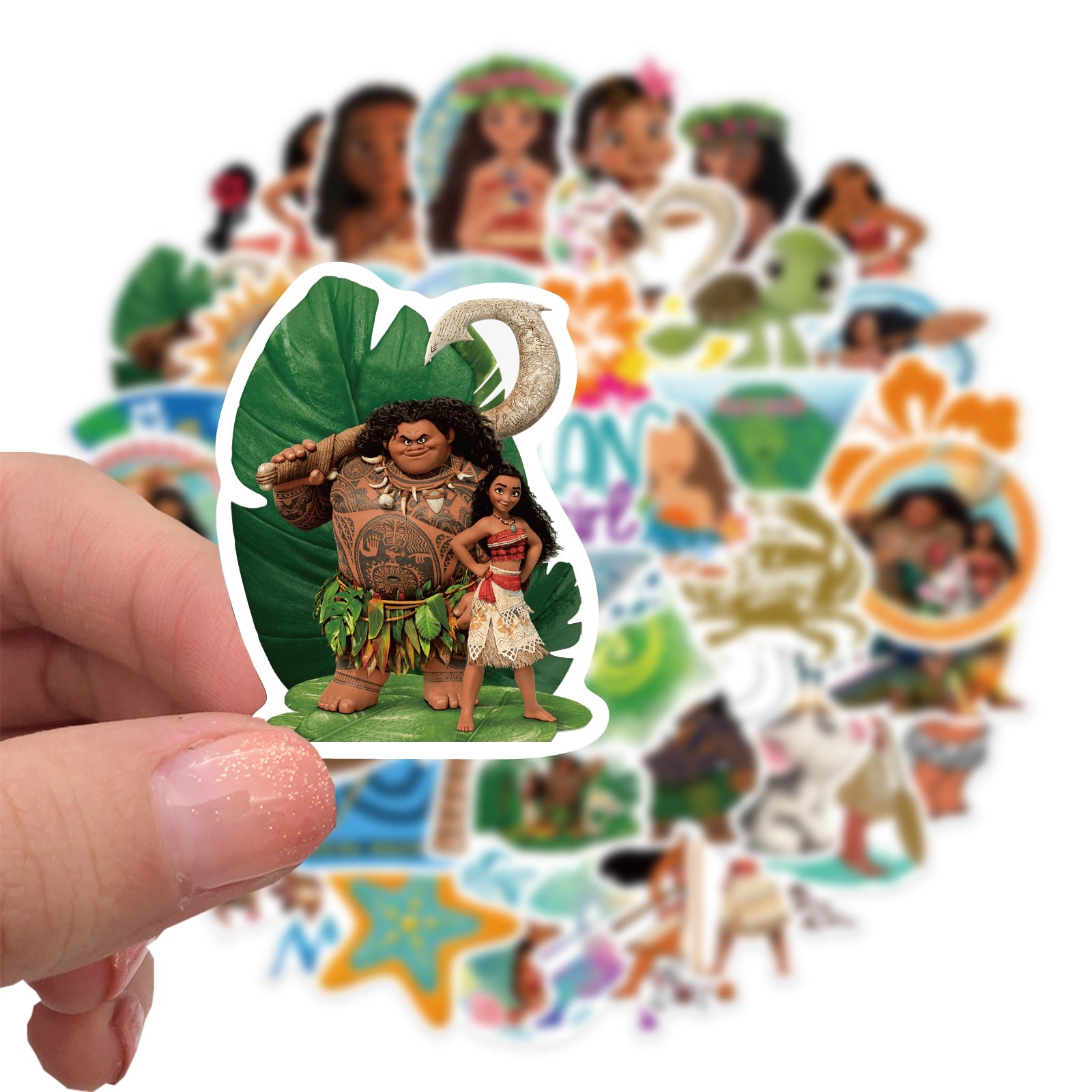 50PCS Disney Moana Cartoon Sticker KENNRICK