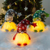 Christmas Gnome Led Elf Doll Plush Knitting Craft Glowing Decoration KENNRICK