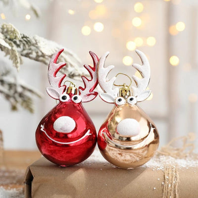 Elk Christmas Balls Ornaments Tree Hanging Pendant Holiday Party Decor KENNRICK