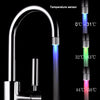 LED Temperature Sensitive 3-Color Light-up Faucet Kitchen Bathroom HESAXY