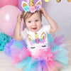 1 Year Girl Baby Birthday Dress Fancy Unicorn Party Girls Tutu Dress Baby Girl Dress Baby 1st Birthday Costumes infantil vestido KENNRICK