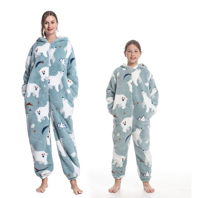 Christmas Family Blanket Hoodies Pajamas KENNRICK