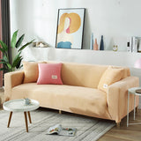 Seat Velvet Plush Sofa Covers KENNRICK