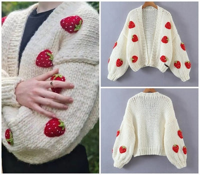 Women Sweater Handmade Flower Sweater KENNRICK