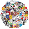 50Pcs Disney Cool Fashion Brand Logo Stickers KENNRICK