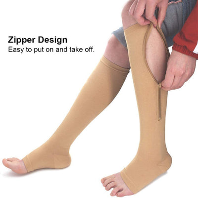 Sports Compression Zipper Socks KENNRICK