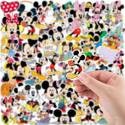 50Pcs Disney Cartoon Cute Mickey Mouse Stickers KENNRICK