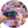 50Pcs Vintage Pink Egirl Y2K Charm Stickers KENNRICK