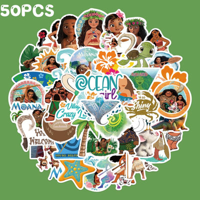 50PCS Disney Moana Cartoon Sticker KENNRICK