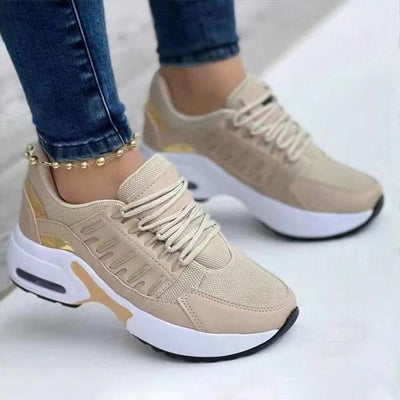 Women Fashion Tennis High Top Lace Up Breathable Casual Sneakers Shoes KENNRICK