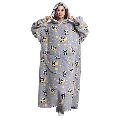 Super Long Family Matching Blanket Hoodie Sweatshirt KENNRICK