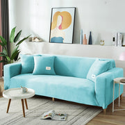 Seat Velvet Plush Sofa Covers KENNRICK