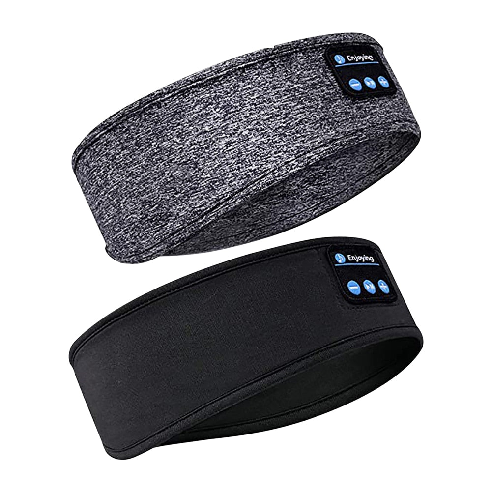 Wireless bluetooth 5.0 Earphones Sleeping Eye Mask Sports headband Travel Sweatband Headset Speakers Headset Music player KENNRICK