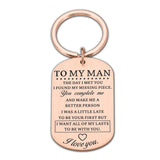 Birthday Valentine Day Keychain Gifts Boyfriend Husband Couples Keyring Gifts Key Chains KENNRICK