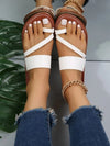 Flat Sandals Fashion Open Toe Casual Slippers KENNRICK