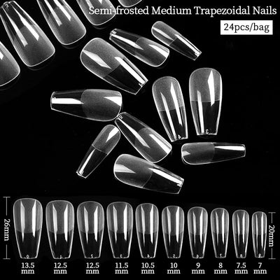 False Nails Fake Nails Coffin Gel Nails Extension HESAXY