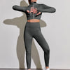 Women Tracksuit Outfits Yoga High Waist Leggings Gym Zipper Running  Fitness Sport Gym Set KENNRICK