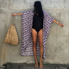Beach Cover for Swimwear Women Tie Dye Kimono Swimsuit Dress KENNRICK