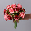 Red Silk Roses Flower Bouquet KENNRICK