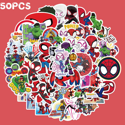 50PCS Disney Cartoon Movie Spider-Man and His Amazing Friends Stickers KENNRICK