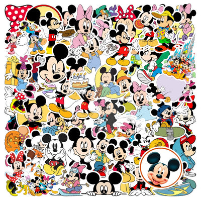 50Pcs Disney Cartoon Cute Mickey Mouse Stickers KENNRICK