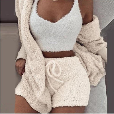 Warm Soft Fleece Velvet Pajamas Set KENNRICK