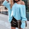 V Neck Sweater Knitted Fashion Sweaters HESAXY