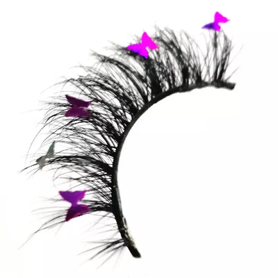 Faux Mink Lashes Butterfly Colored Eyelashes KENNRICK