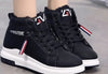 Ankle Warm Boots PU Plush Shoes  Flats Lace Up Sneakers Shoes KENNRICK