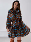 Bodycon women Square Neck Black Elegant Cotton Fashion Side Split Mini Dress KENNRICK