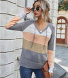 Women Casual Cut Out Long Sleeve Sweater KENNRICK